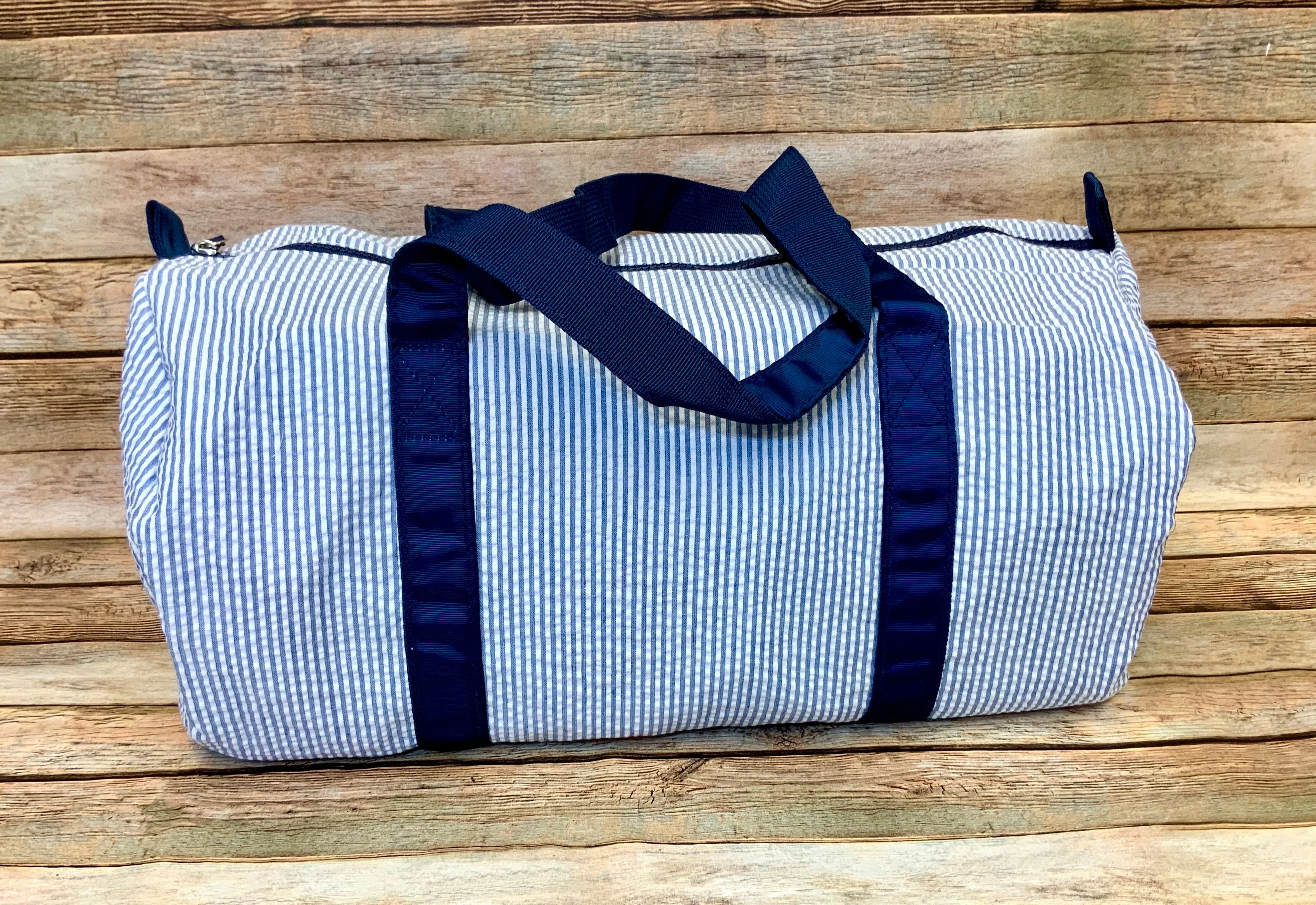 Seersucker Stripe Kids Duffle Bag