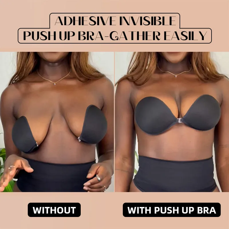 SheCurve® Adhesive Reusable Invisible Silicone Push Up Bra-(2 PACK)