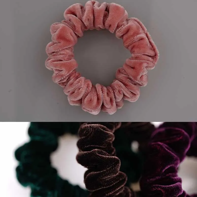 Silk Velvet Scrunchie Small