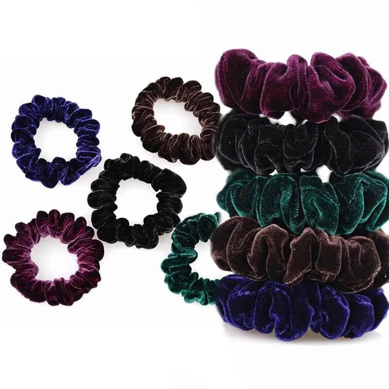 Silk Velvet Scrunchie Small