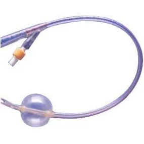 Soft Simplastic Coude 2-Way Foley Catheter 18 Fr 30 cc