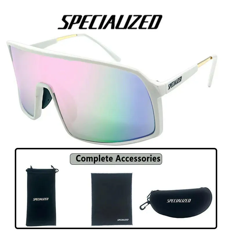 SPECIAUZED Photochromic Cycling Sunglasses UV400  MTB Riding Sun glasses Men Women Road Bike Goggles Outdoor Runing Glasses