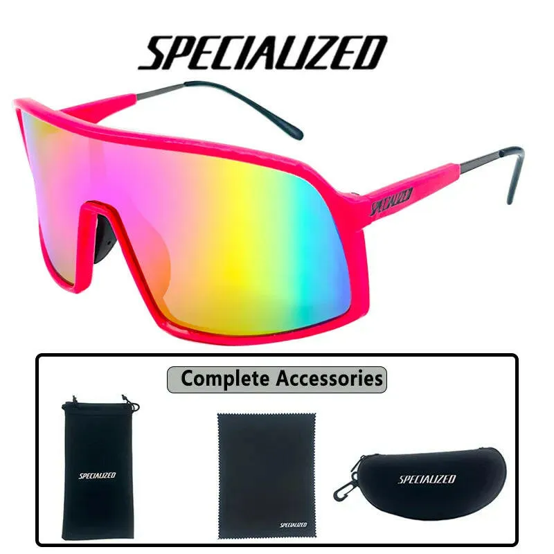 SPECIAUZED Photochromic Cycling Sunglasses UV400  MTB Riding Sun glasses Men Women Road Bike Goggles Outdoor Runing Glasses