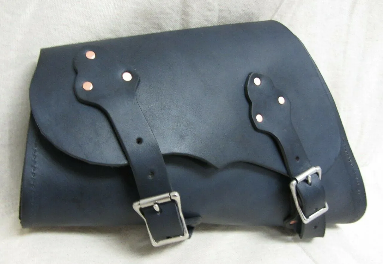 Sportster Saddle Bag Harley 1982-2022 Black Leather Made In USA! Chopper MRC