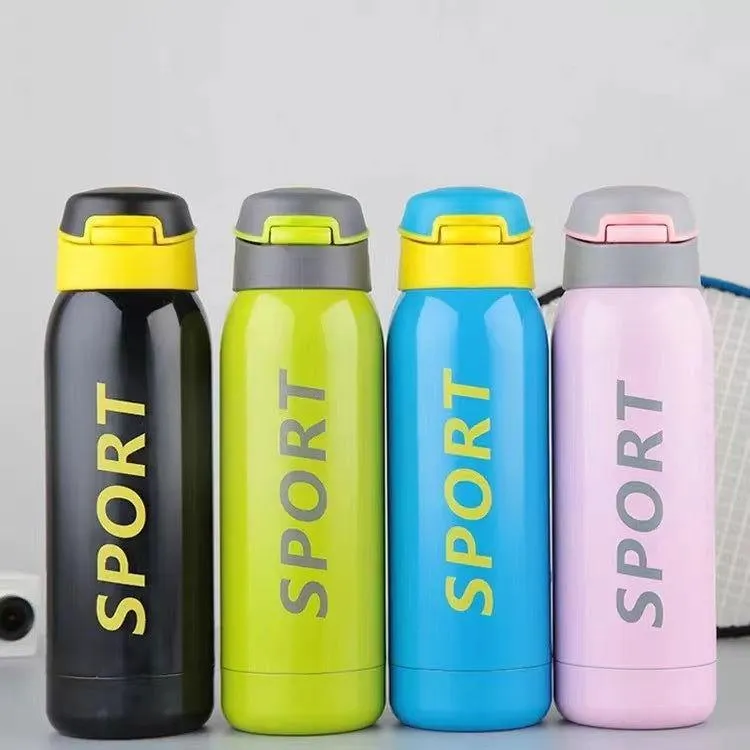 Stainless Steel Thermal Sports Water Bottle (500ml) 🥤💪