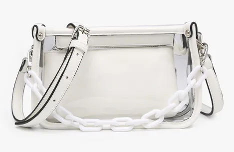 Take Me Out To.. Clear Crossbody Purse - Multiple Colors