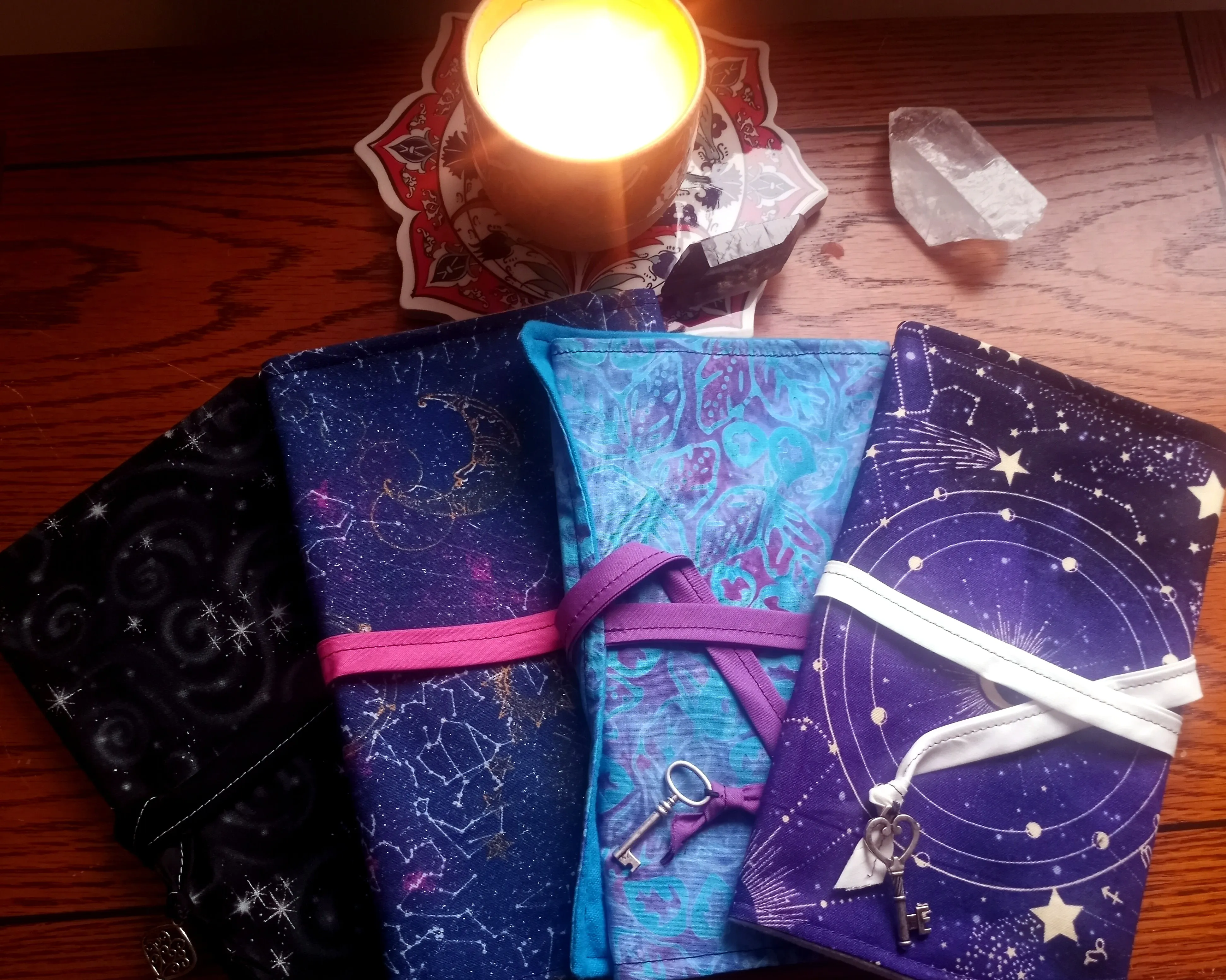 Tarot Wrap Pouch - Multiple colors and patterns