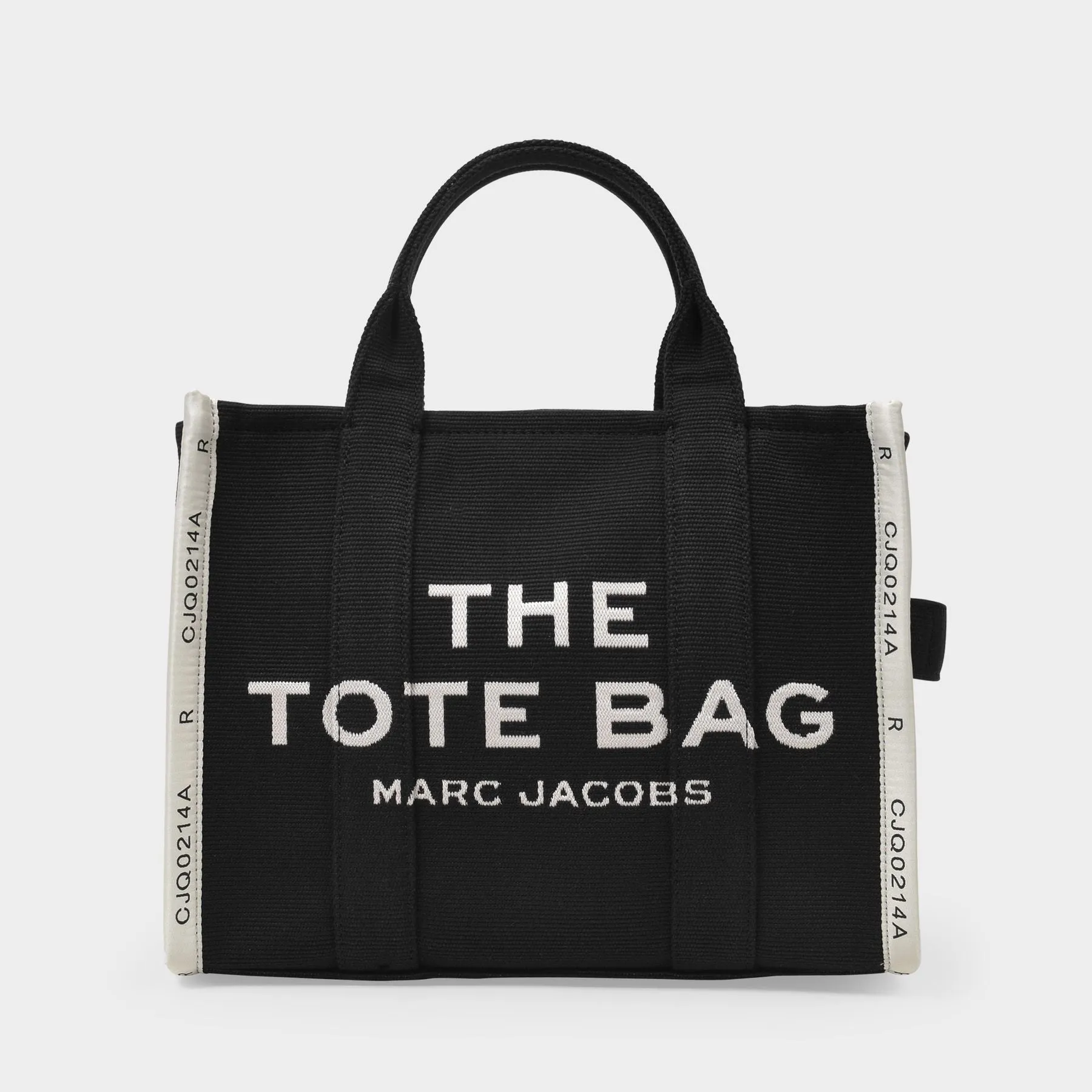 The Medium Tote Bag in Black Canvas