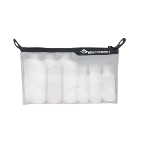 TPU Clear Zip Pouch with Bottles