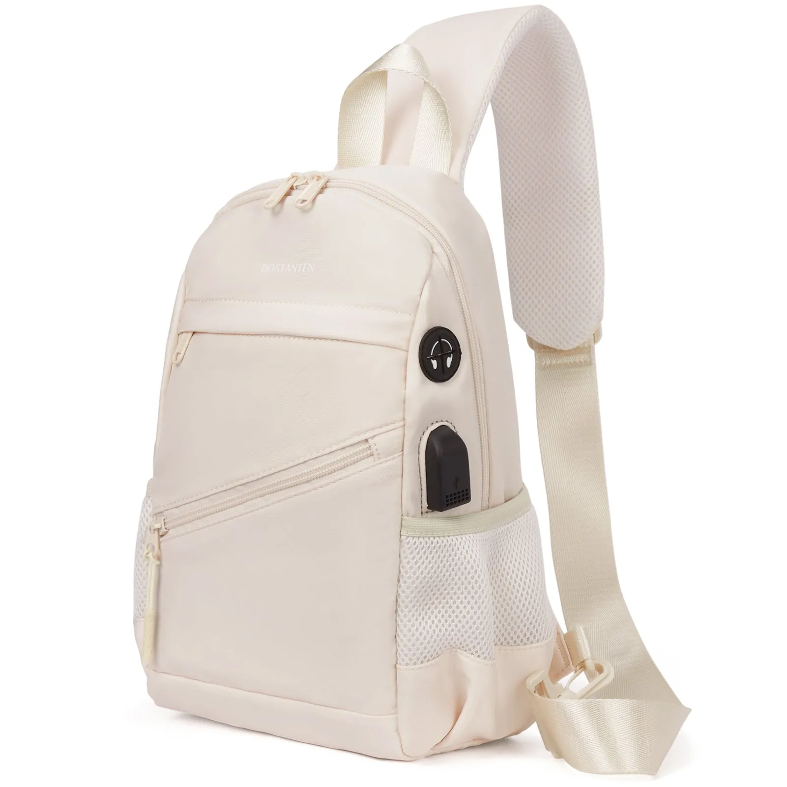 Travel Hands-Free with our Crossbody Sling Bag with USB Charging Port