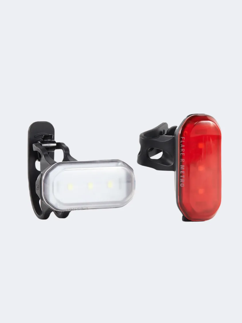 Trek Light Iron 50 Rear/Flare Metro Biking Lights Black/White/Red