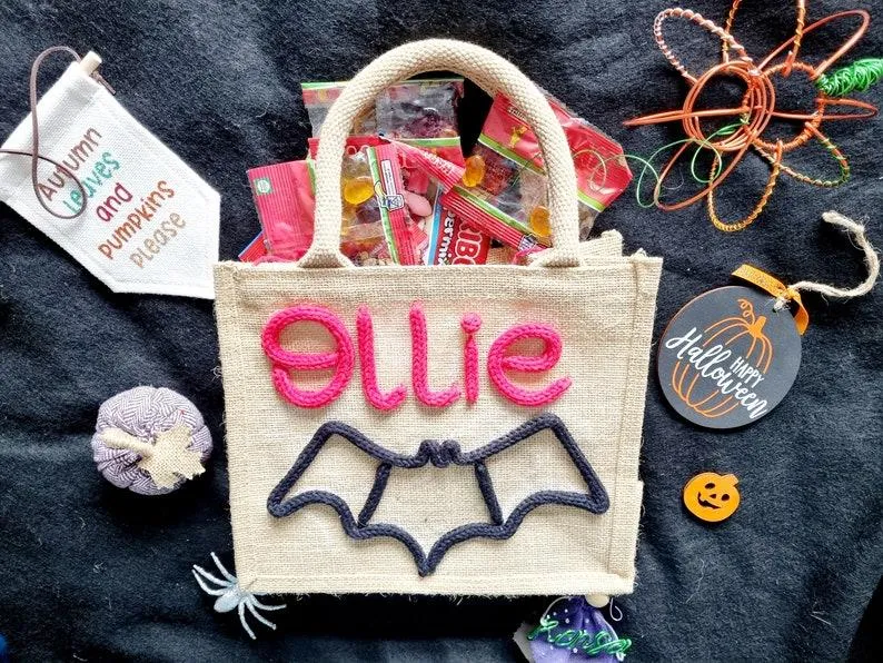 Trick or Treat Bag l Halloween l Halloween Bag l Trick or Treat l Personalised Halloween l Candy Bag l Halloween Gift