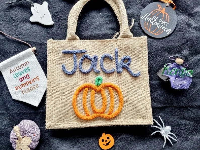 Trick or Treat Bag l Halloween l Halloween Bag l Trick or Treat l Personalised Halloween l Candy Bag l Halloween Gift