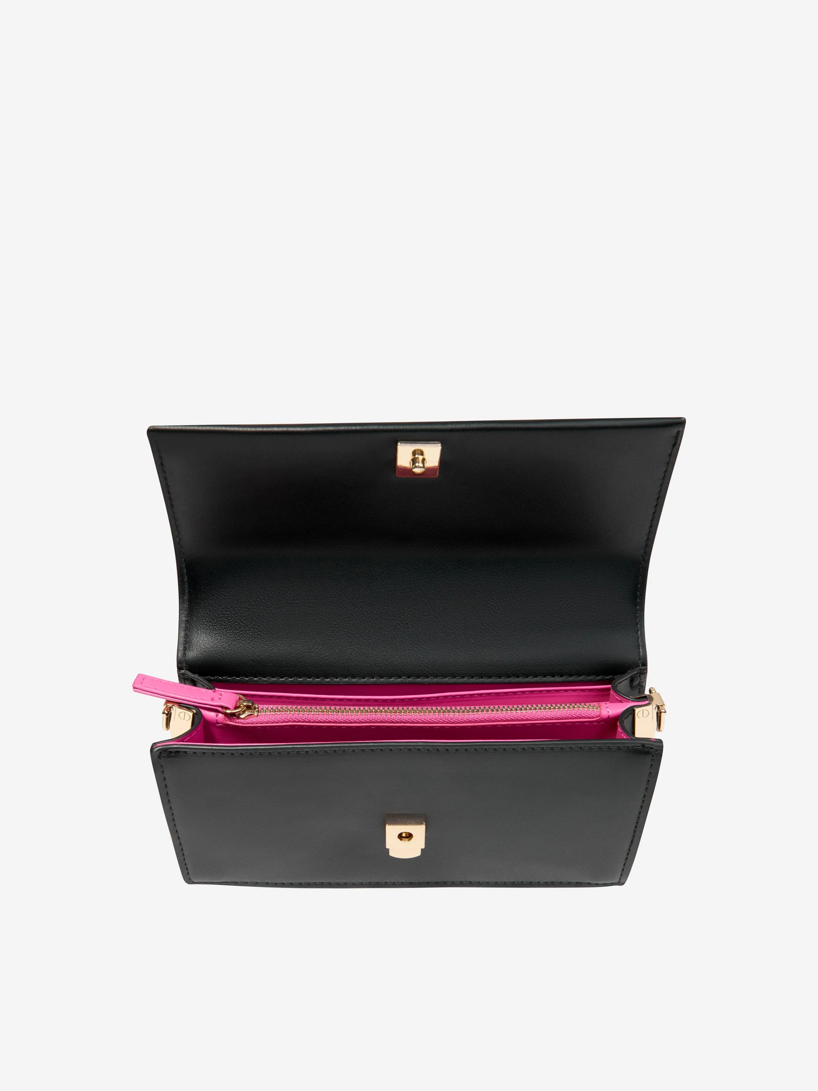 Valentino Girls Sand Satchel Bag in Black