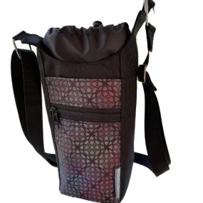 Water Bottle Crossbody Bag - Day Drinker - Prism Fabric Pocket