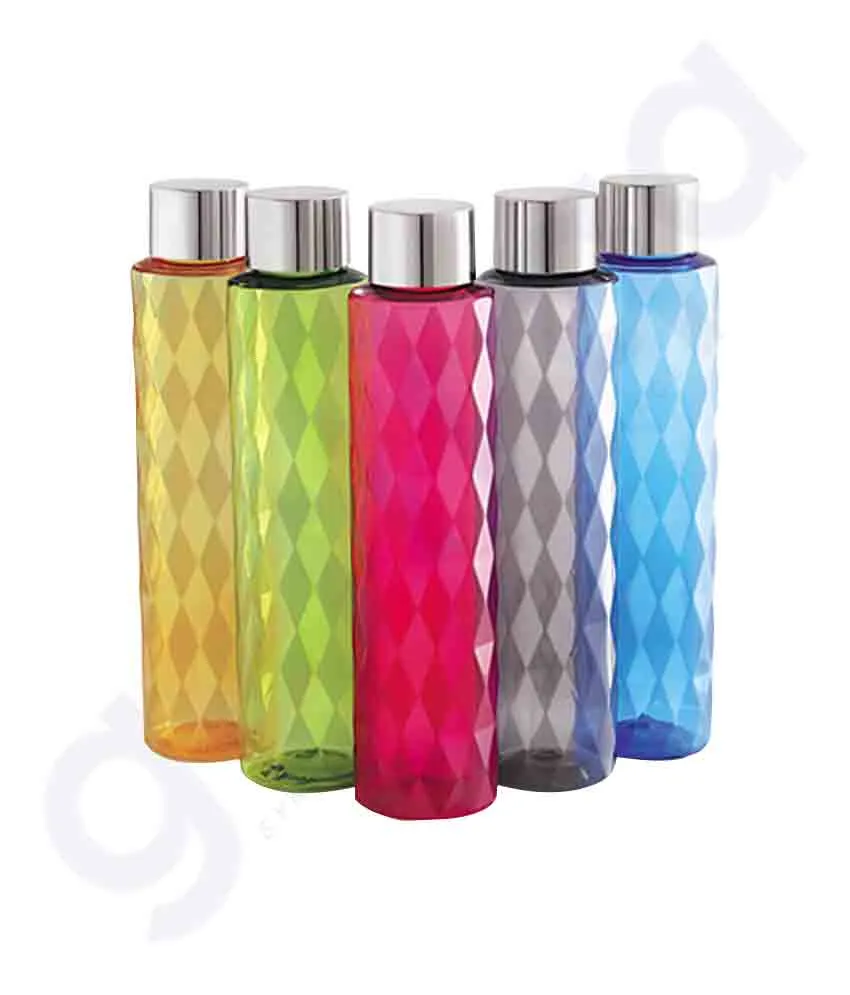 Water Bottle Diamond 1000ML Assorted