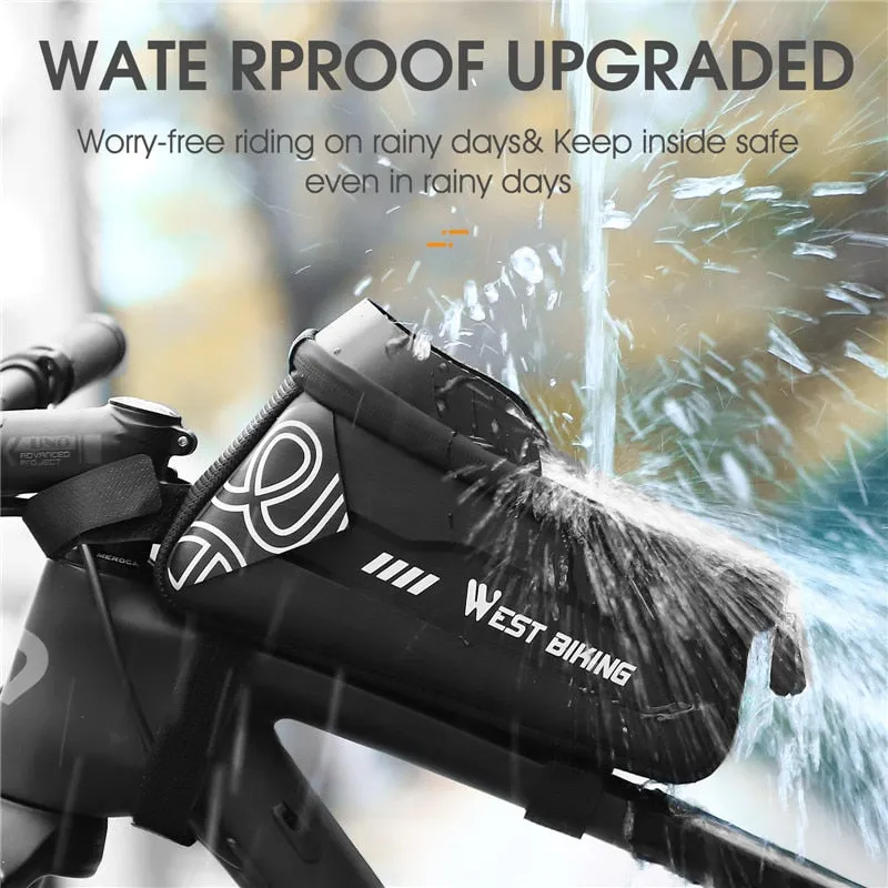 Waterproof Bicycle Bag Touchscreen Phone Case Large Capacity Front Handlebar Cycling Bag MTB Road Bike Accessories