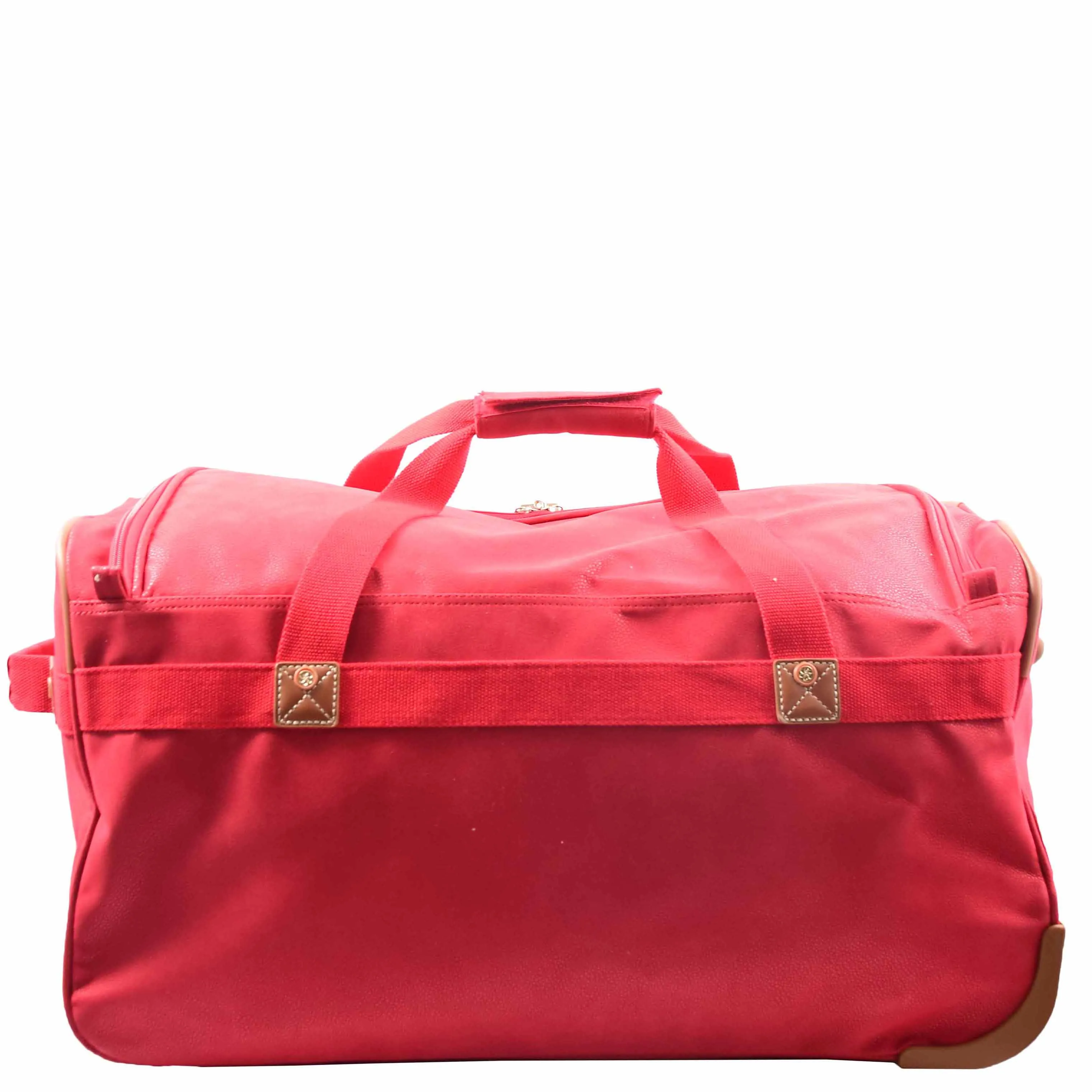 Wheeled Holdall Mid Size Duffle Bag HOL062 Red