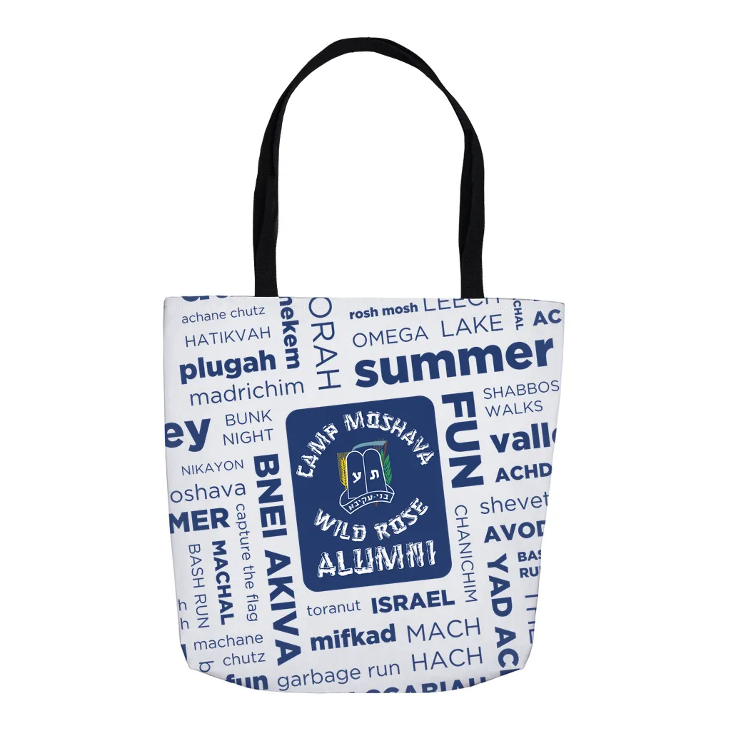 Wild Rose Alumni Collage Tote Bag