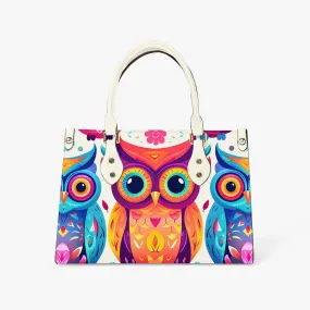 Women's Tote Bag - Long Strap - Owls