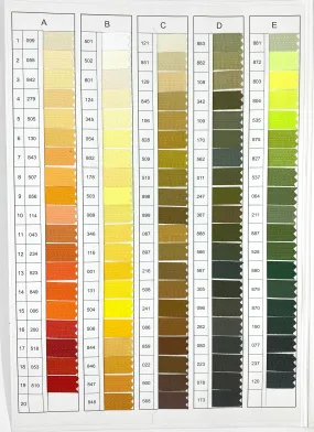 YKK® Color Card