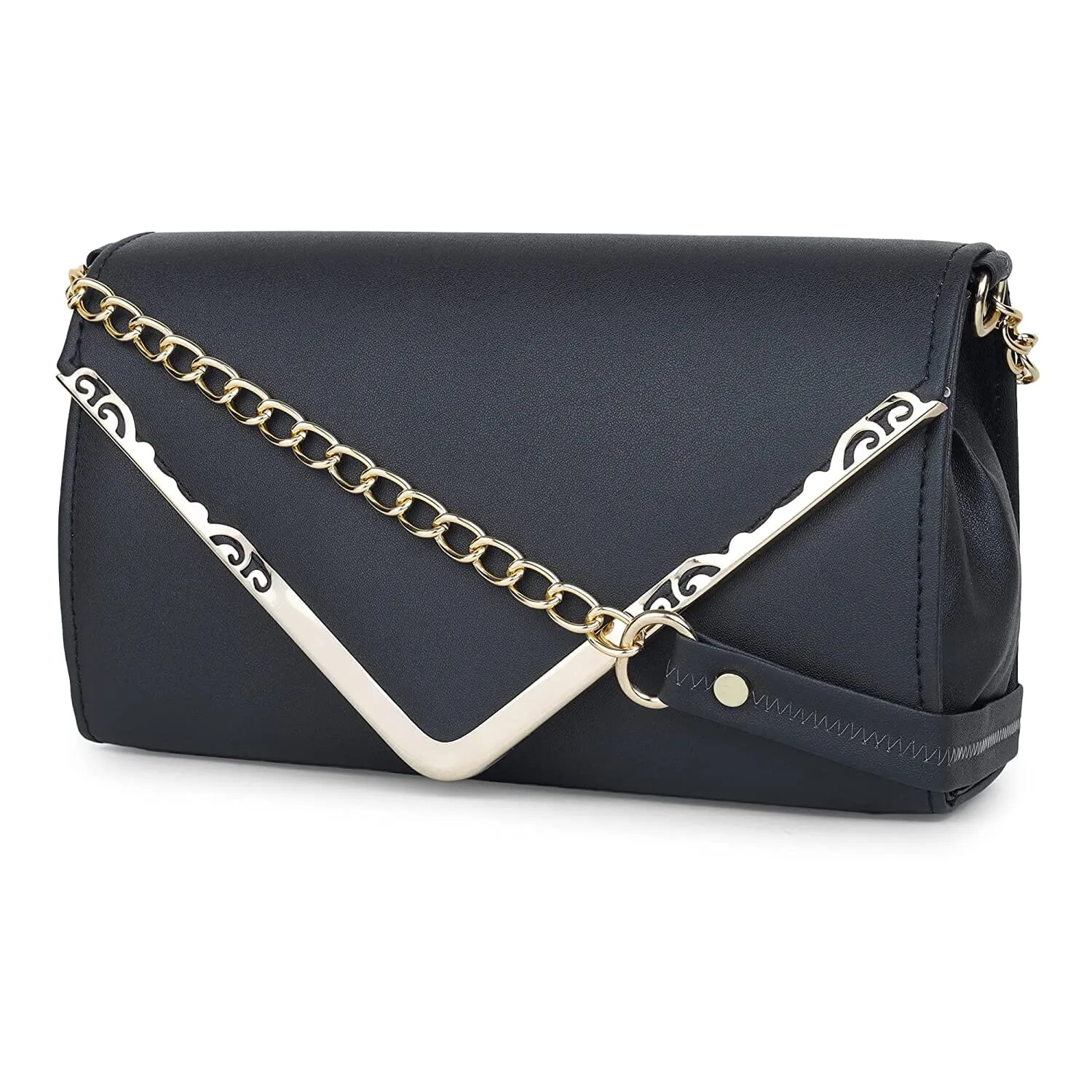 zubstore Crossbody Black Colour Slingbag For Womens & Girls